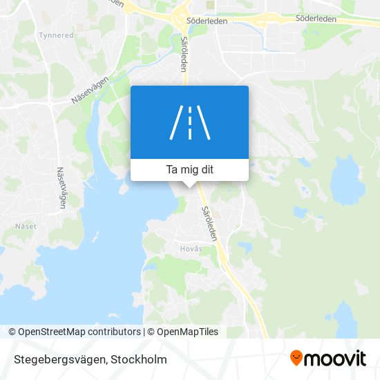 Stegebergsvägen karta