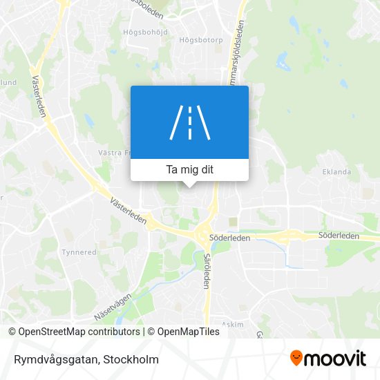 Rymdvågsgatan karta