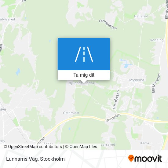 Lunnarns Väg karta