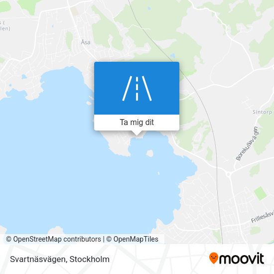 Svartnäsvägen karta