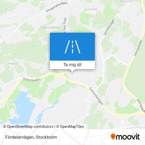 Fördelarvägen karta