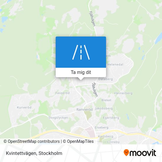 Kvintettvägen karta