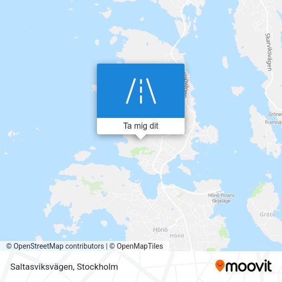 Saltasviksvägen karta