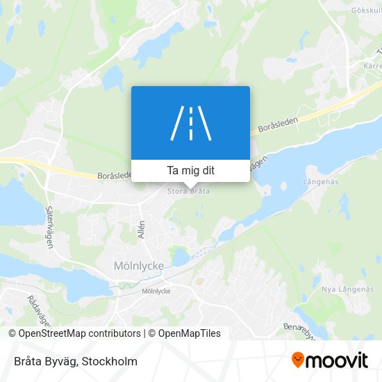 Bråta Byväg karta