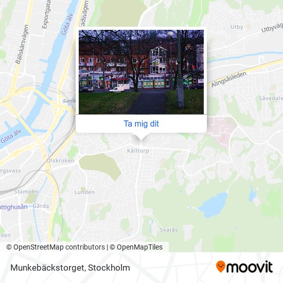 Munkebäckstorget karta