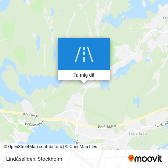 Lindåseliden karta