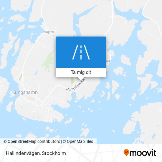 Hallindenvägen karta