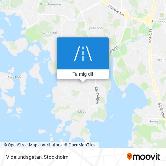 Videlundsgatan karta