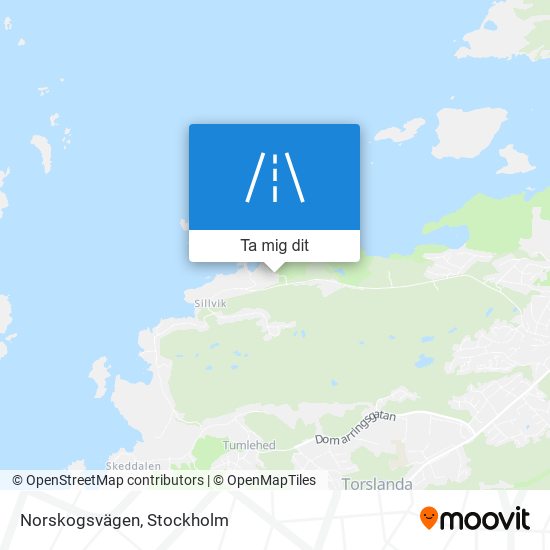 Norskogsvägen karta