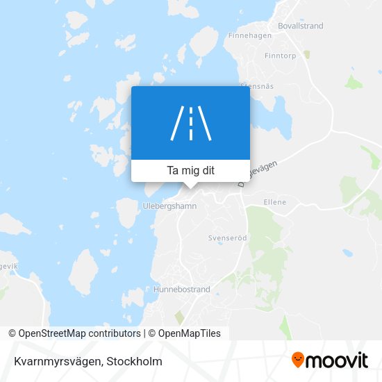Kvarnmyrsvägen karta