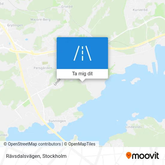 Rävsdalsvägen karta