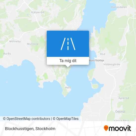 Blockhusstigen karta