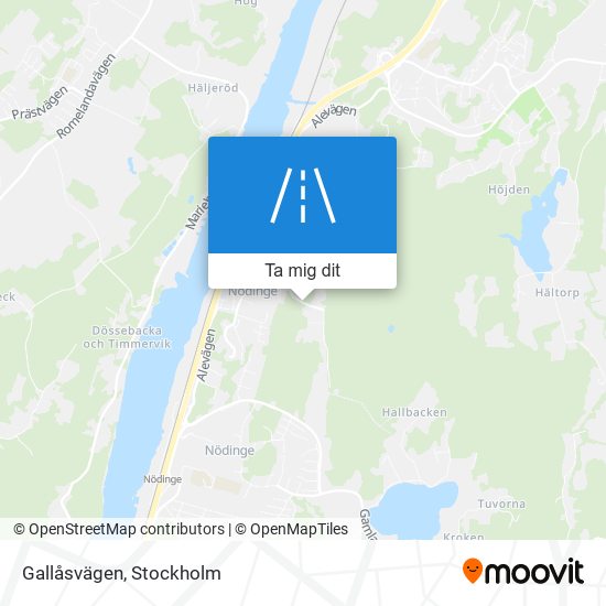 Gallåsvägen karta