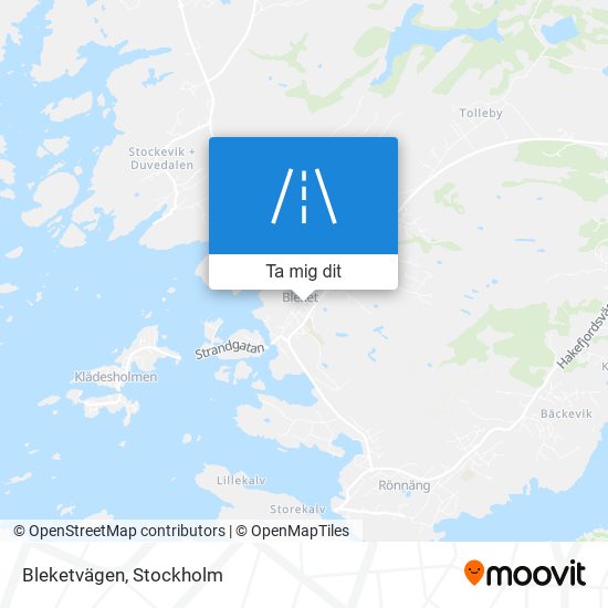 Bleketvägen karta
