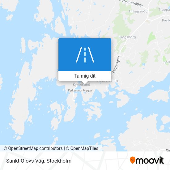 Sankt Olovs Väg karta
