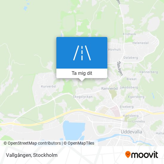 Vallgången karta