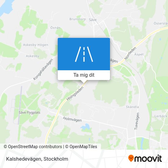 Kalshedevägen karta