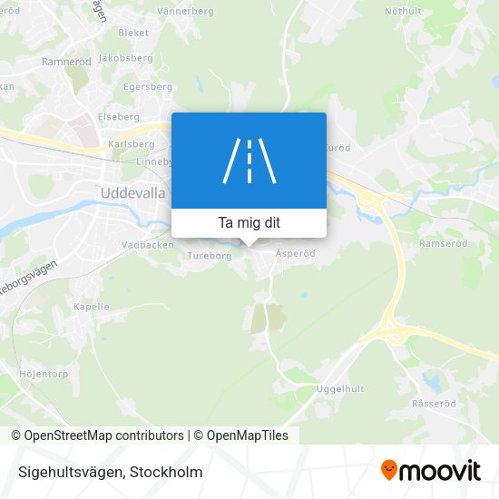 Sigehultsvägen karta