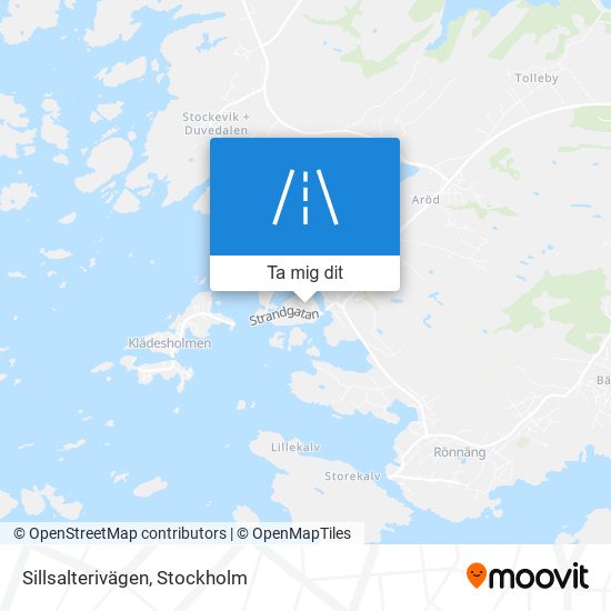 Sillsalterivägen karta