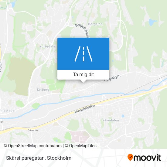 Skärsliparegatan karta