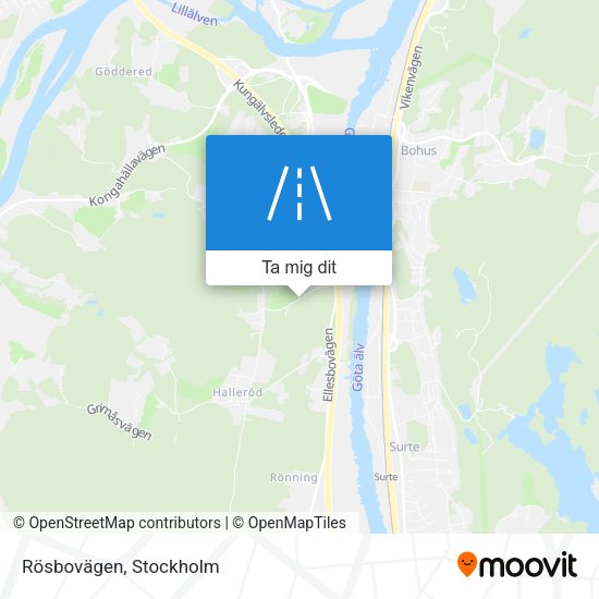 Rösbovägen karta