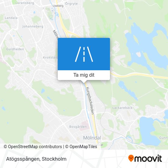 Atögsspången karta