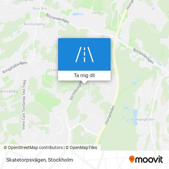 Skatetorpsvägen karta