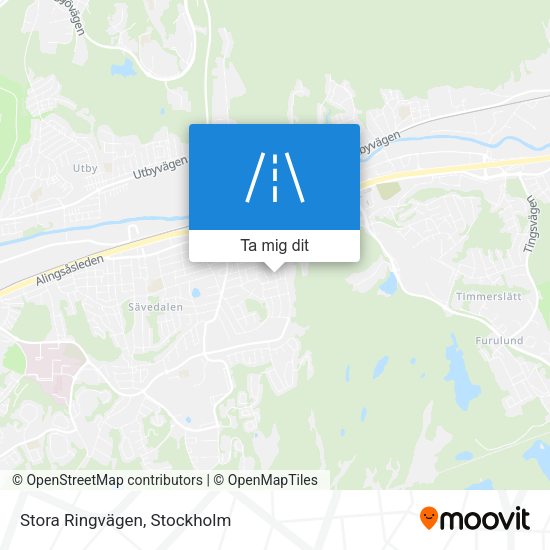 Stora Ringvägen karta