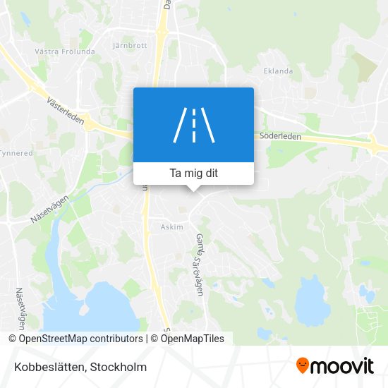 Kobbeslätten karta