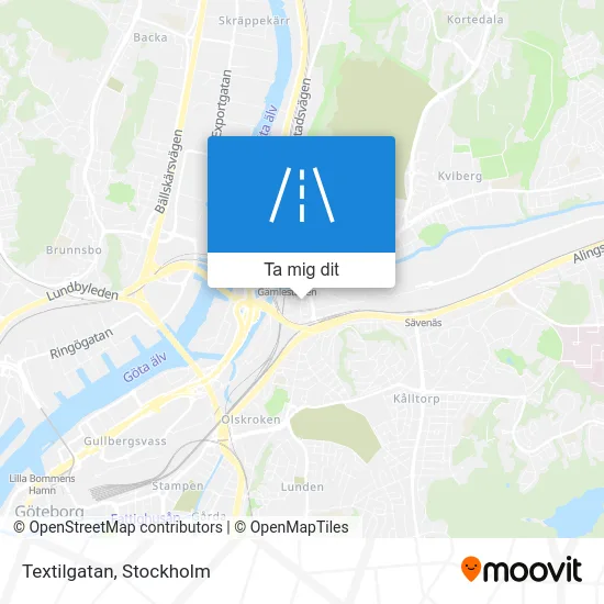 Textilgatan karta