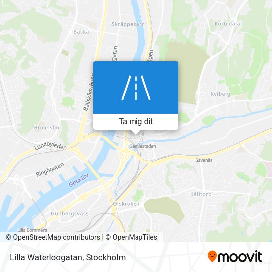 Lilla Waterloogatan karta