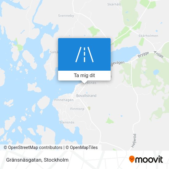 Gränsnäsgatan karta