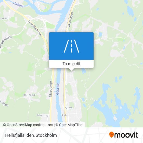 Hellsfjällsliden karta