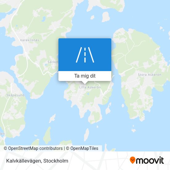 Kalvkällevägen karta