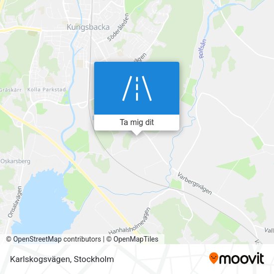 Karlskogsvägen karta