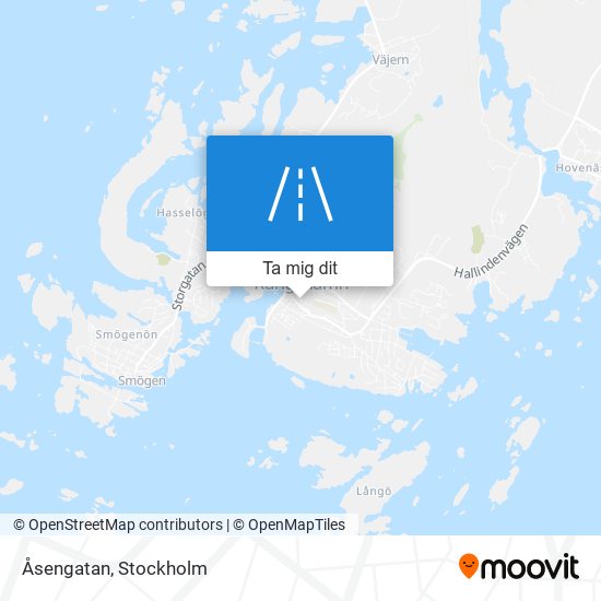 Åsengatan karta