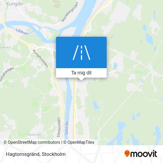 Hagtornsgränd karta
