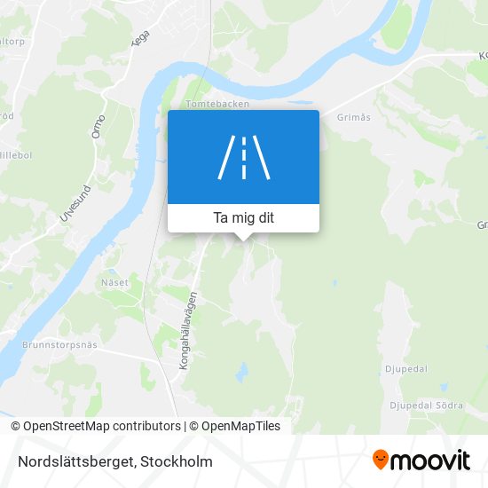 Nordslättsberget karta