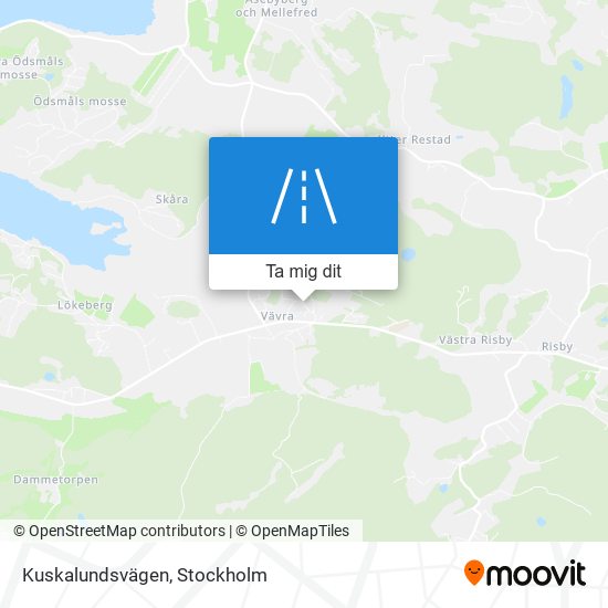 Kuskalundsvägen karta