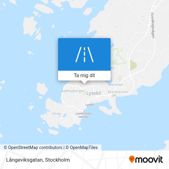 Långeviksgatan karta