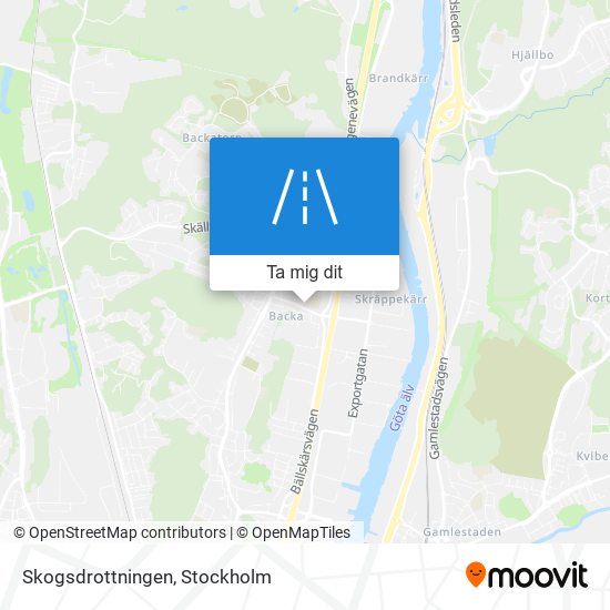 Skogsdrottningen karta