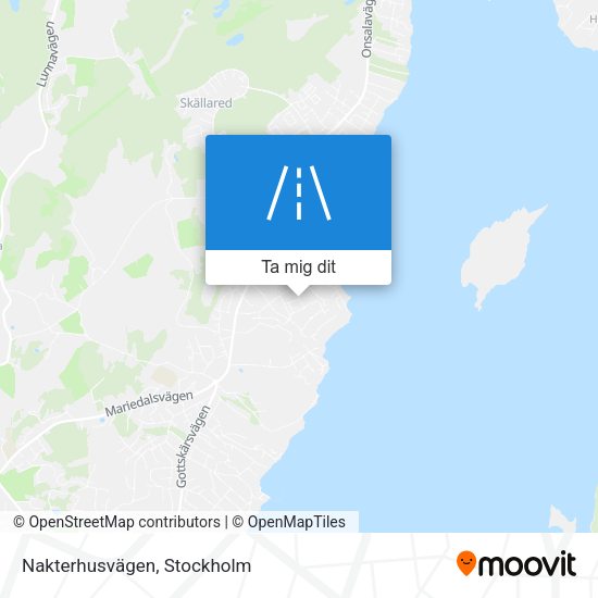 Nakterhusvägen karta