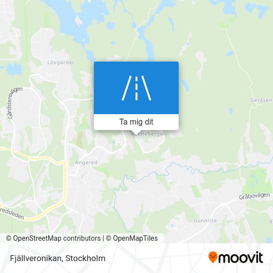 Fjällveronikan karta