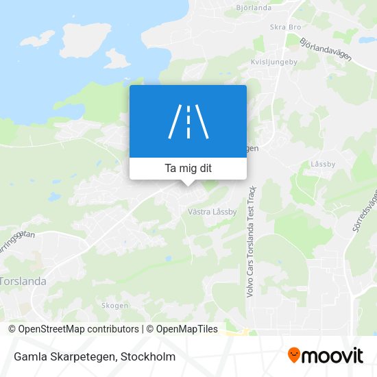 Gamla Skarpetegen karta