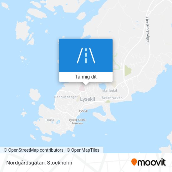 Nordgårdsgatan karta