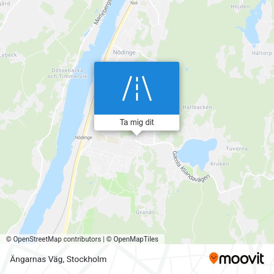 Ängarnas Väg karta