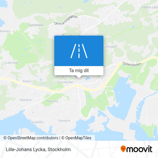 Lille-Johans Lycka karta