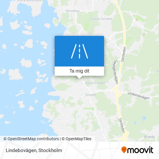 Lindebovägen karta