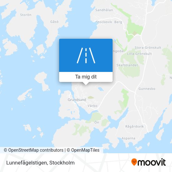 Lunnefågelstigen karta