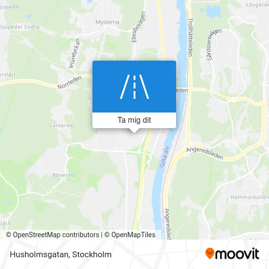 Husholmsgatan karta